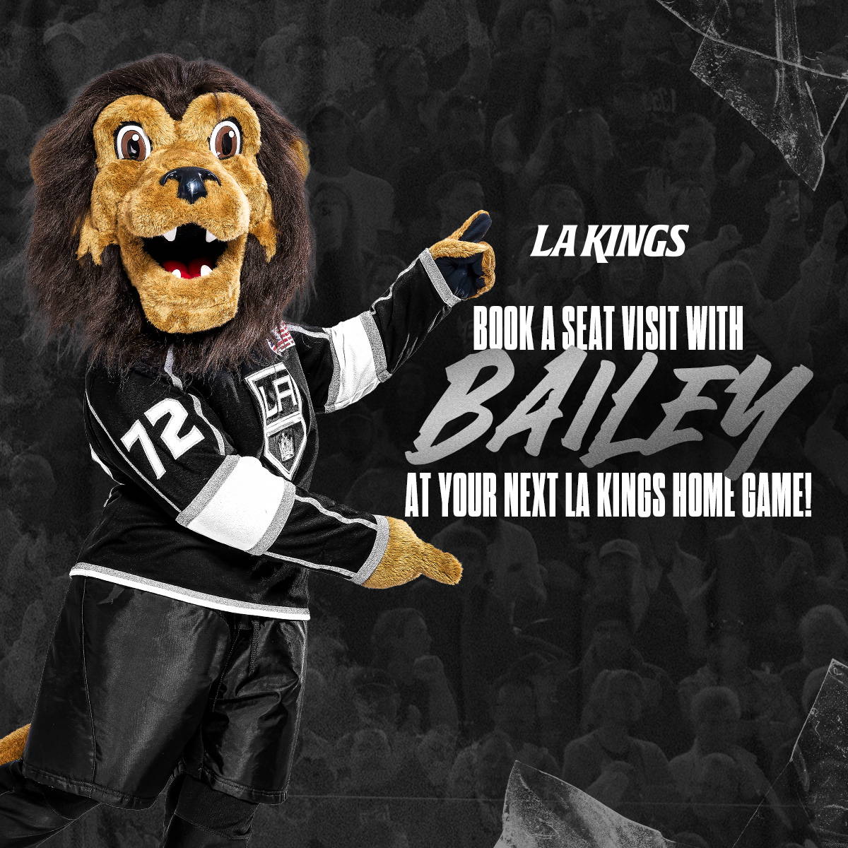 NHL LA Kings Bailey MascotLink